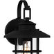 Lombard 1 Light 13 inch Matte Black Outdoor Wall Lantern