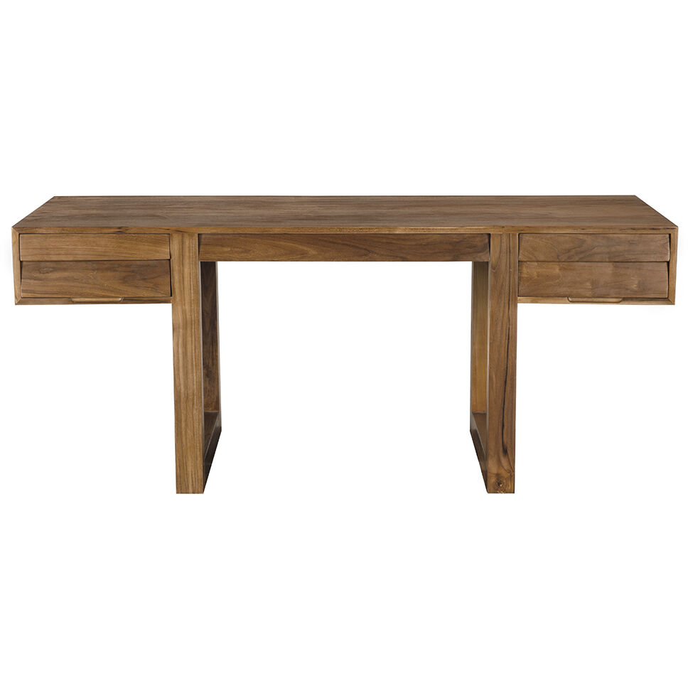 Newton 72 X 30 inch Clear Coat Flat Desk