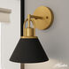 Carrington Isle 1 Light 7 inch Luxe Gold Sconce Wall Light