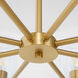 Wallinger 8 Light 32 inch Aged Brass Chandelier Ceiling Light