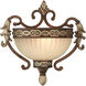 Seville 1 Light 10 inch Palacial Bronze with Gilded Accents Wall Sconce Wall Light