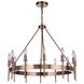 Larrson 12 Light 29 inch Satin Brass Chandelier Ceiling Light