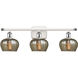 Ballston Fenton LED 26 inch White and Polished Chrome Bath Vanity Light Wall Light in Mercury Glass, Ballston