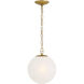 Marbelle 1 Light 10 inch Legacy Brass Pendant Ceiling Light