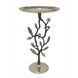 Anita 24 X 13.8 inch Black and Gold Side Table