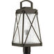 Creighton 1 Light 22 inch Antique Bronze Outdoor Post Lantern, Design Series