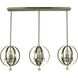 Constellation 12 Light 42 inch Polished Nickel Island Chandelier Ceiling Light