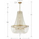 Arcadia 9 Light 24 inch Antique Gold Chandelier Ceiling Light