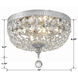 Everett 2 Light 10 inch Chrome Flush Ceiling Light