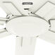 Downtown 60 inch Matte White Outdoor Ceiling Fan