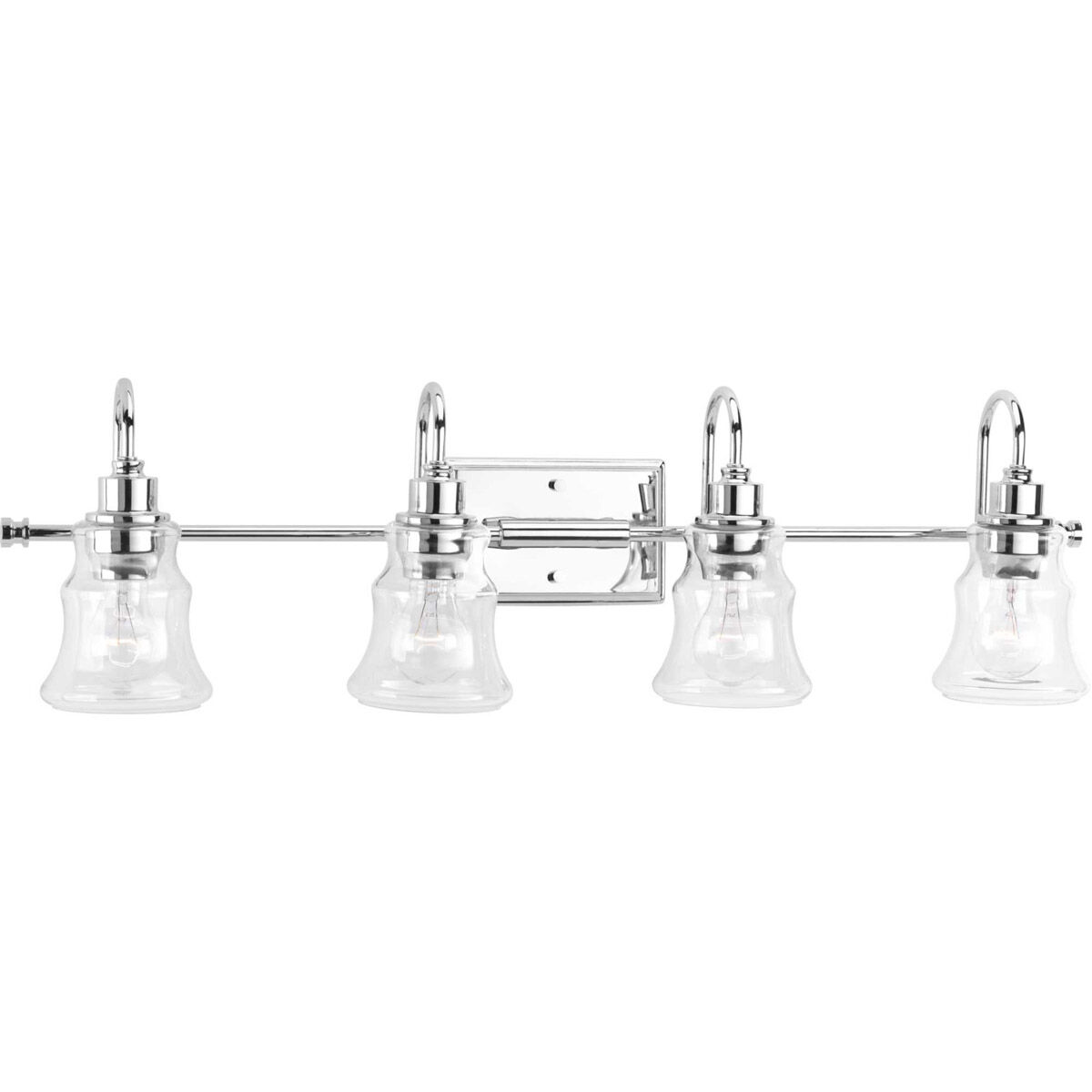 Maritime 4 Light 33 inch Polished Chrome Bath Vanity Wall Light