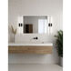 Stix LED 0.75 inch Satin Black Vanity Light Wall Light