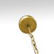 Ava 34 inch Gold Chandelier Ceiling Light