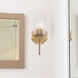 Haven 1 Light 7 inch Old Satin Brass Wall Sconce Wall Light