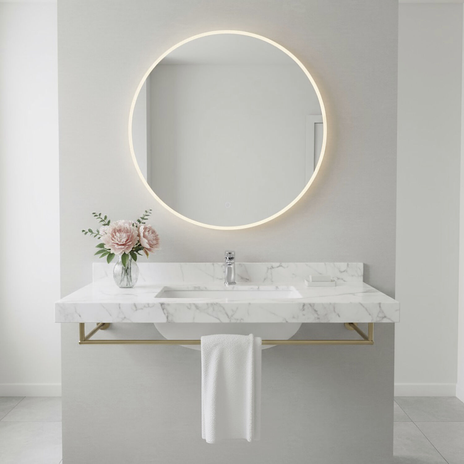 Reflections 31.5 X 31.2 inch LED Mirror