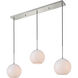Baxter 3 Light 36 inch Chrome Pendant Ceiling Light