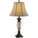 Tempe 31.25 inch 150 watt Bronze with Silver Mercury Table Lamp Portable Light