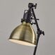 Alden 18.5 inch 40 watt Antique Bronze with Brass Accents Desk Lamp Portable Light, Simplee Adesso