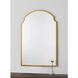 Christine 36 X 24 inch Gold and Clear Mirror