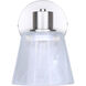 Luelle 1 Light 7.88 inch Brushed Nickel Vanity Light Wall Light
