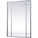 Viola 40 X 30 inch Silver Mirror