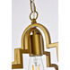 Sandara 1 Light 11 inch Brass Pendant Ceiling Light