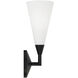 Gatsby 1 Light 5 inch Matte Black Sconce Wall Light