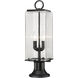 Sana 2 Light 22.25 inch Black Outdoor Pier Mounted Fixture