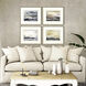 Landscapes Multi and Yellow and Blue and White Framed Art