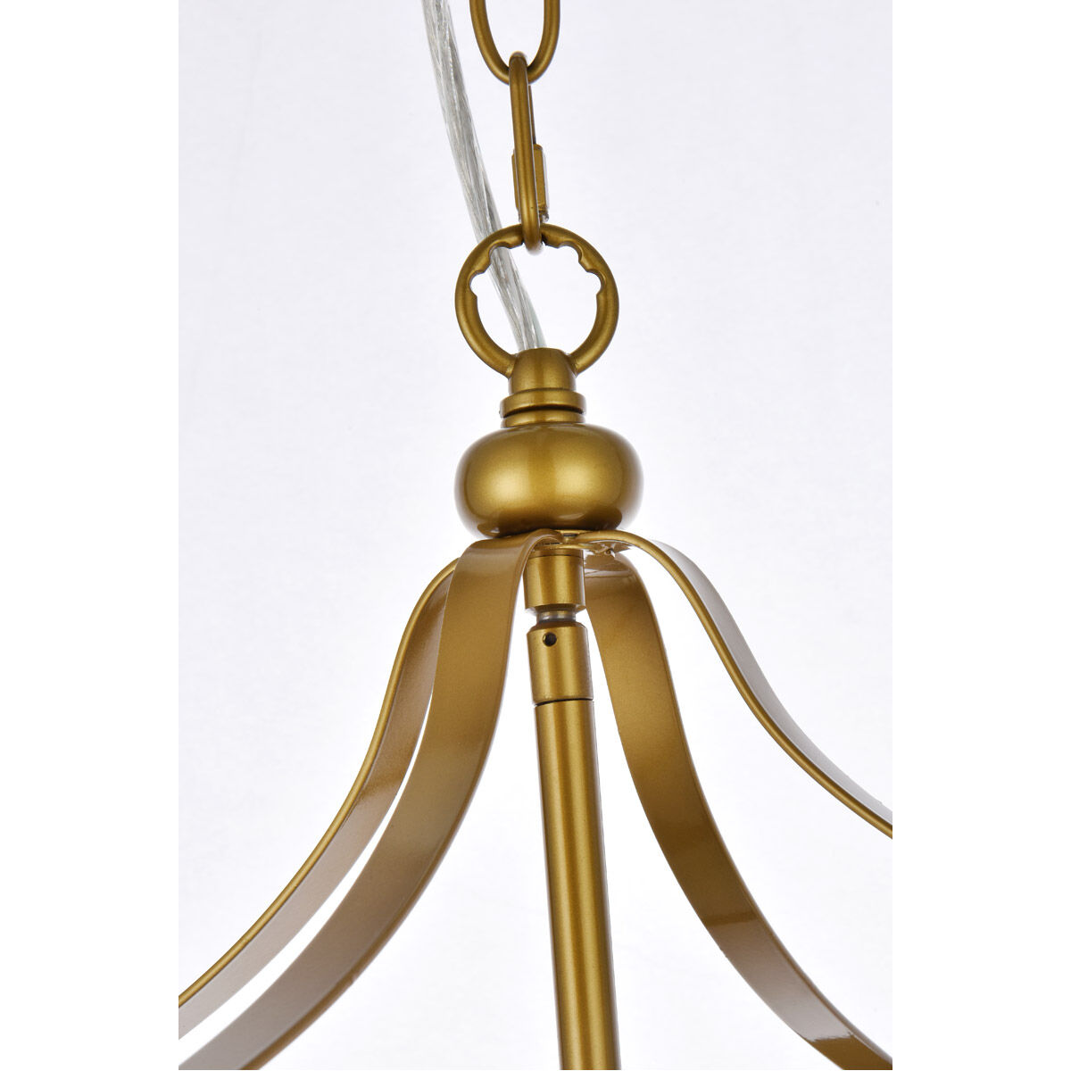 Janet 4 Light 15 inch Brass Pendant Ceiling Light