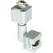 Cal Track White Track Slope Ceiling Adapter Ceiling Light, Line Voltage