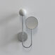 Orb 1 Light 8.27 inch Polished Chrome Bathroom Magnifying Mirror Wall Light