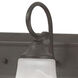 Elipse 3 Light 24 inch Painted Bronze Vanity Light Wall Light