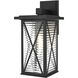 Jada 1 Light 15 inch Black Outdoor Wall Sconce