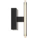 Edge LED 4.5 inch Coal Wall Sconce Wall Light