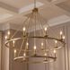 Middleton 15 Light 45 inch Warm Brass Chandelier Ceiling Light, Essentials