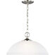 Geary 1 Light 15.75 inch Brushed Nickel Pendant Ceiling Light
