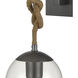 Haute Collar 1 Light 6 inch Pewter Sconce Wall Light