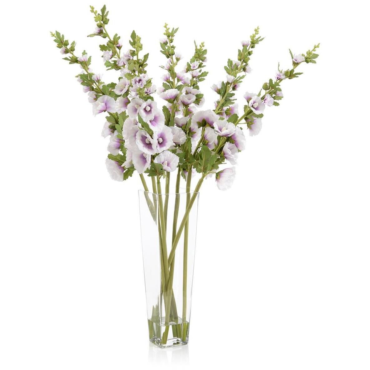 Hollyhocks Fresh Water Look