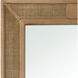 Cabana 39.5 X 29.5 inch Natural and Mirror Wall Mirror