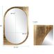 Golden Klimt 48 X 31.5 inch Gold Leaf Mirror