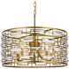 Kennedy 5 Light 24 inch Brass Pendant Ceiling Light