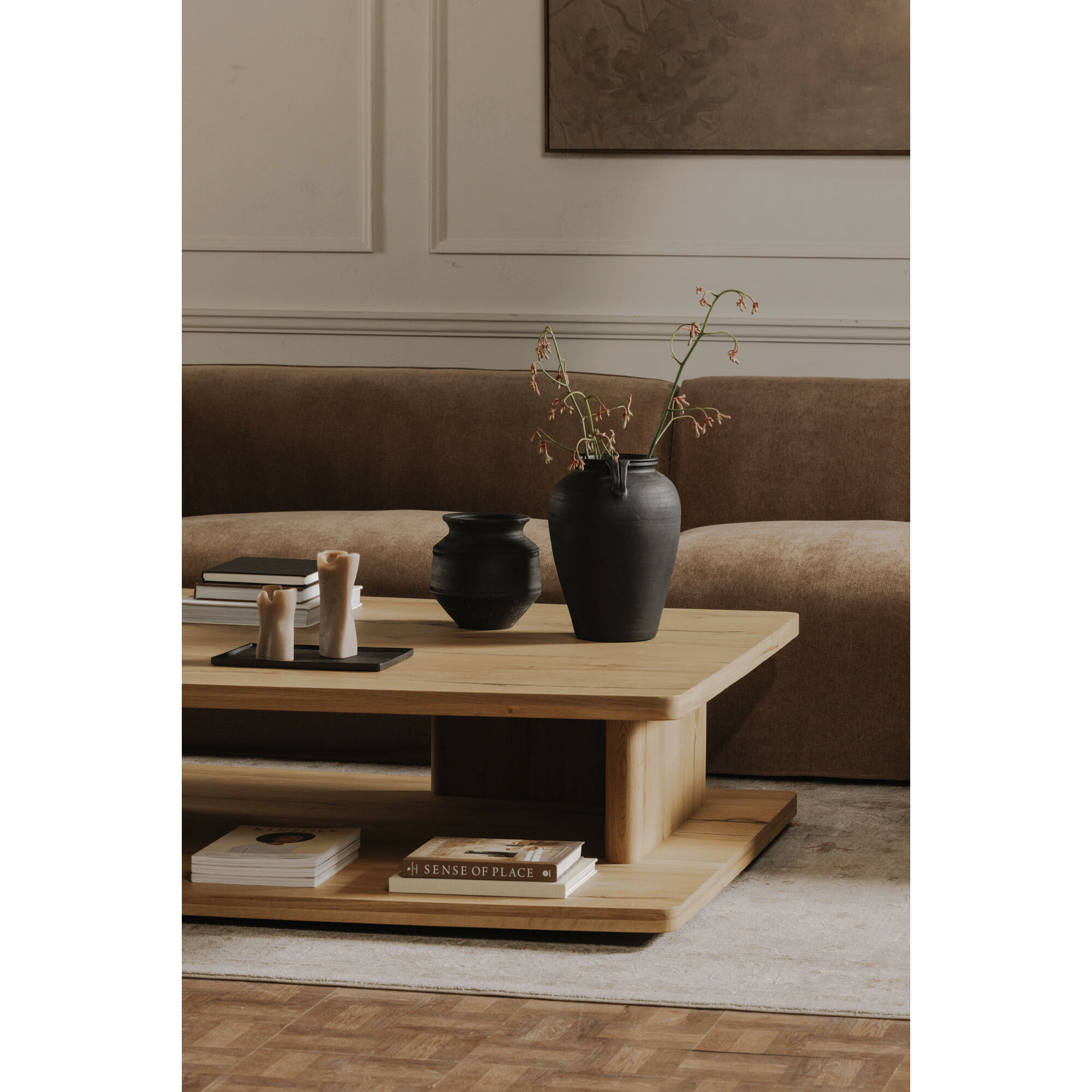 Casey 64 X 48 inch Natural Coffee Table, Large