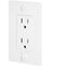 1G Duplex 125 White Outlet