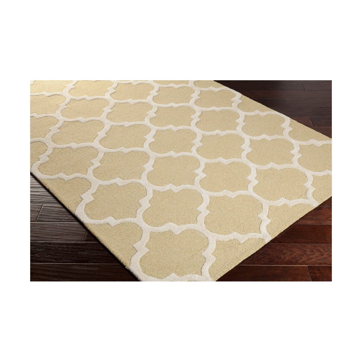 Pollack 96 X 60 inch Butter Indoor Area Rug, Rectangle