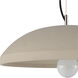 Scilla 1 Light 18 inch Matte Beige Chandelier Ceiling Light