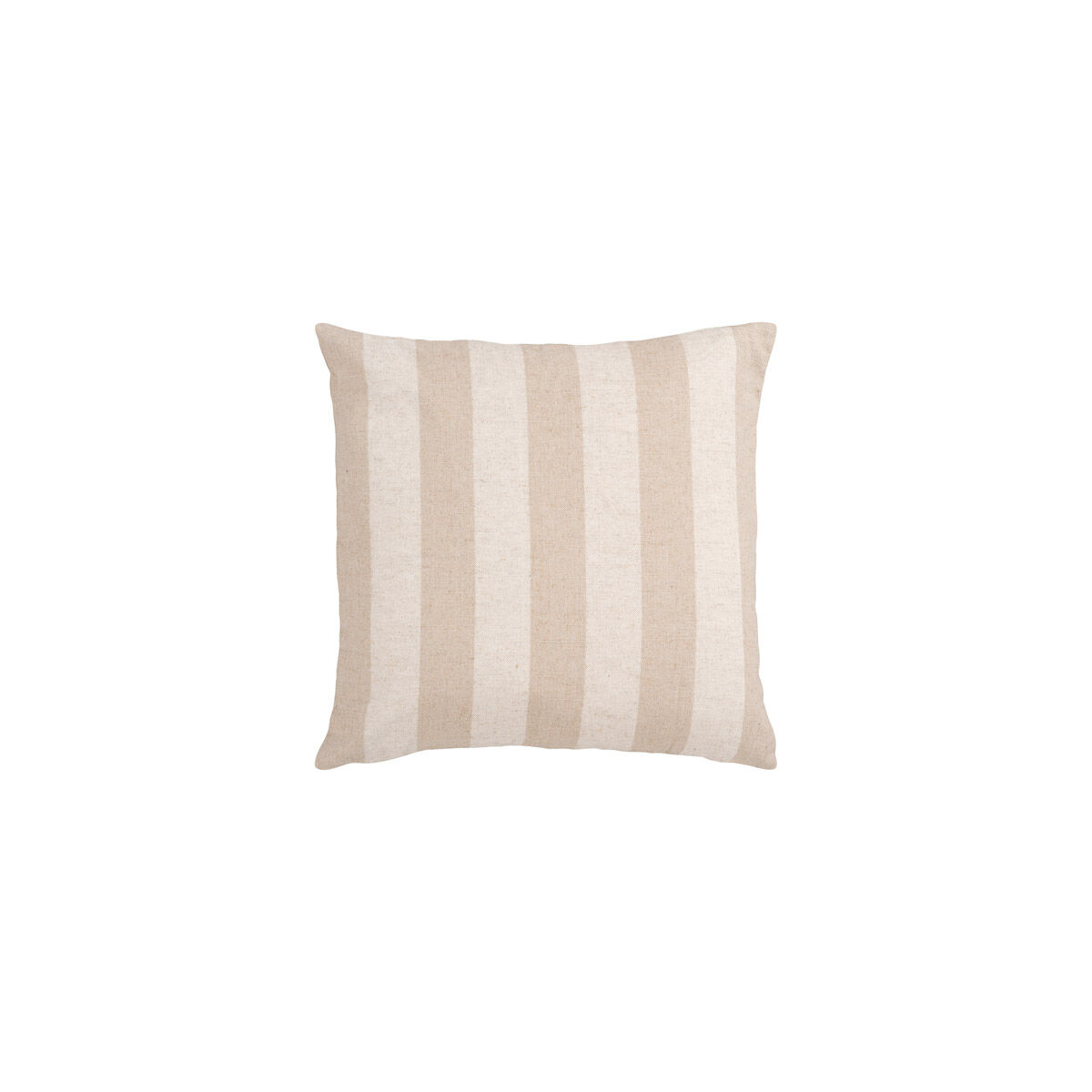 Simple Stripe 18 X 18 inch Khaki and Taupe Throw Pillow 
