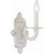 Paris Market Sconce Wall Light in Antique White