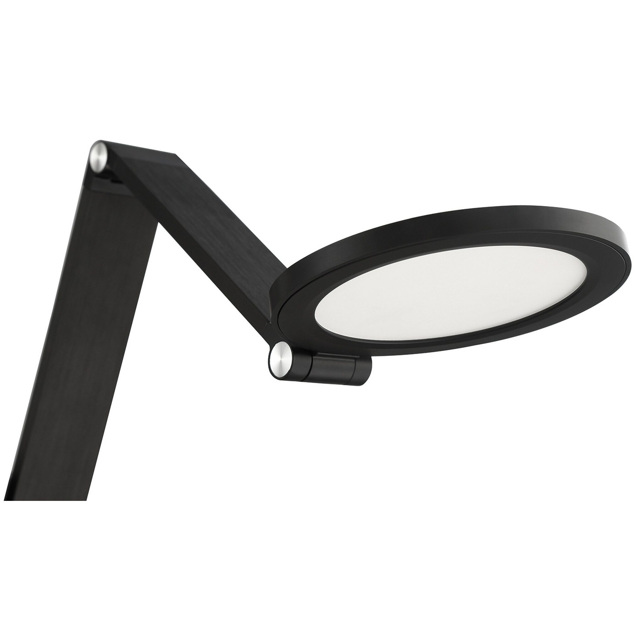 Roundo 21 inch 9 watt Black LED Swing Arm Wall Light
