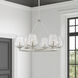 Willow 6 Light 26 inch Brushed Nickel Chandelier Ceiling Light